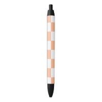 Peach Fuzz Checkered Gingham Pattern