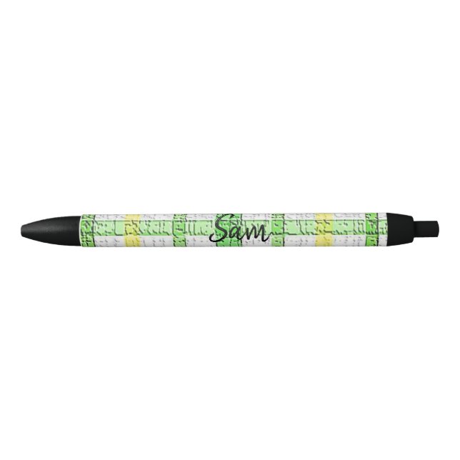Bolígrafo De Tinta Negra Pen Office and School Pen (Anverso)
