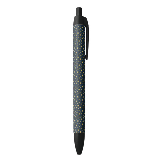Bolígrafo De Tinta Negra Pen with stars illustration (Parte inferior (Vertical))