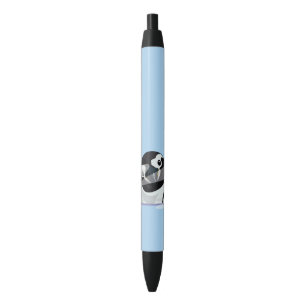Bolígrafo De Tinta Negra Penguin Peek-a-Boo
