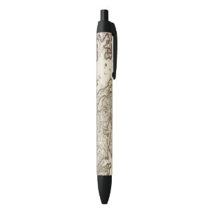 Bolígrafo De Tinta Negra Península balcánica, Grecia, Macedonia