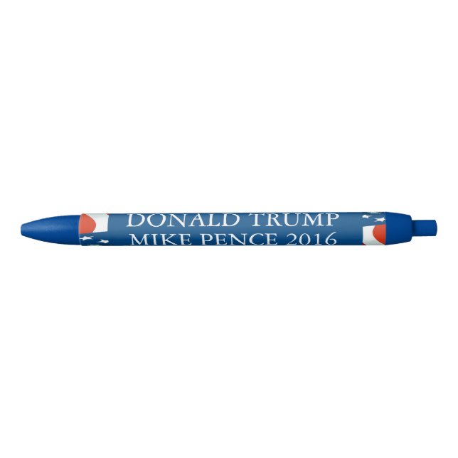 Bolígrafo De Tinta Negra Peniques 2016 de Donald Trump Mike (Anverso)