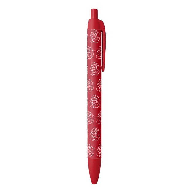 Bolígrafo De Tinta Negra Pens de tinta rosa roja (Parte inferior (Vertical))