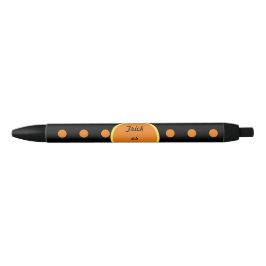 Bolígrafo De Tinta Negra Pens de truco o tratamiento (negro y Naranja)