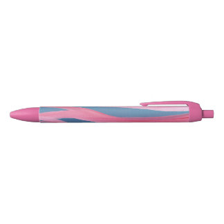 Bolígrafo De Tinta Negra Pens Personalizado de pintura rosa azul rojo ocaso