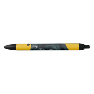 Bolígrafo De Tinta Negra perro amarillo