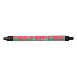 Bolígrafo De Tinta Negra Personalizable Connemara Tartan