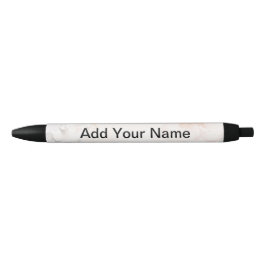 Bolígrafo De Tinta Negra Personalización del diseño floral