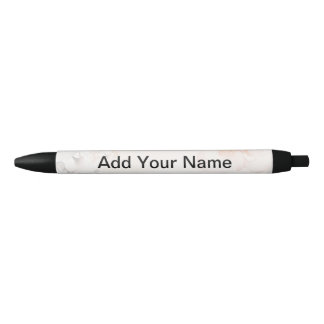 Bolígrafo De Tinta Negra Personalización del diseño floral