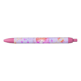 Bolígrafo De Tinta Negra Personalizado Acontecimiento/Rosa de cumpleaños Co