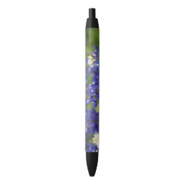 Bolígrafo De Tinta Negra Personalizado Blue Spring Bluebonnet Texas State F