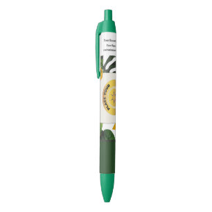 Bolígrafo De Tinta Negra Personalizado comercial promocional del logotipo d