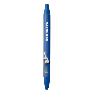 Bolígrafo De Tinta Negra Personalizado de notas de escritura de pájaros de
