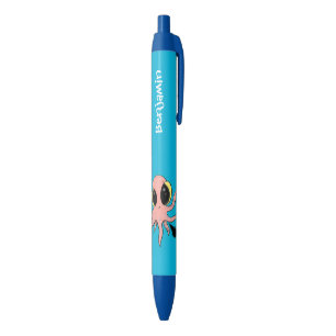 Bolígrafo De Tinta Negra Personalizado de pulpo para bebés, dulce y descara