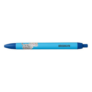 Bolígrafo De Tinta Negra Personalizado del lince del bobcat medio