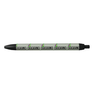 Bolígrafo De Tinta Negra Personalizado divertida de juegos de Wordle Word p