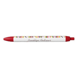 Bolígrafo De Tinta Negra Personalizado | Gusano de biblioteca