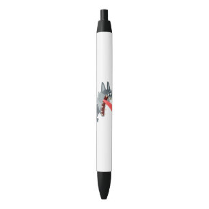 Bolígrafo De Tinta Negra Personalizado muy emocionado Wolf Pen