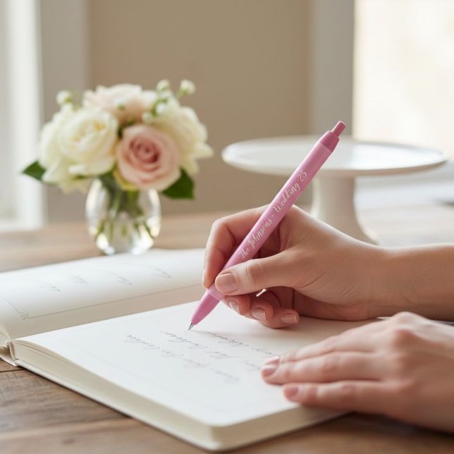 Bolígrafo De Tinta Negra Personalized guest book, wedding (Subido por el creador)