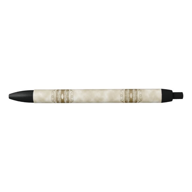 Bolígrafo De Tinta Negra Pilares de oro (Anverso)