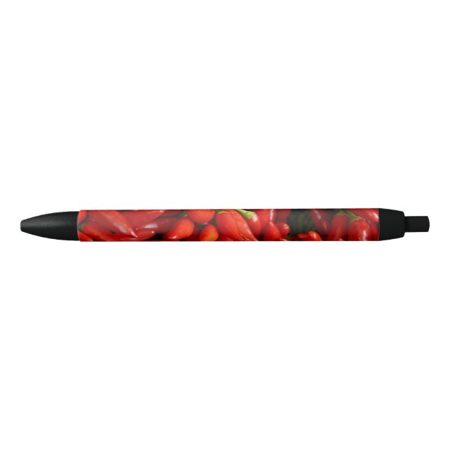 Bolígrafo De Tinta Negra Pimientas de chile (Anverso)