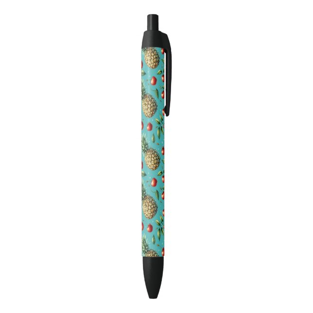 Bolígrafo De Tinta Negra Pineapple Cherry Bliss (Parte inferior (Vertical))