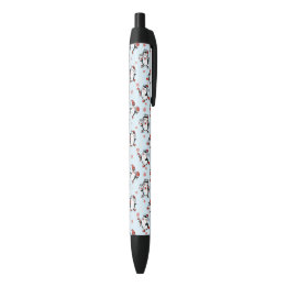 Bolígrafo De Tinta Negra Pingüino de vacaciones