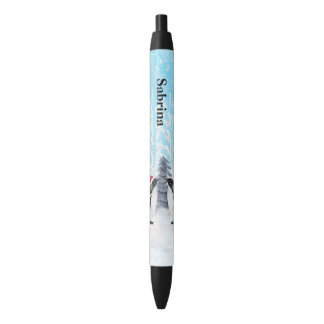 Bolígrafo De Tinta Negra Pingüino personalizable