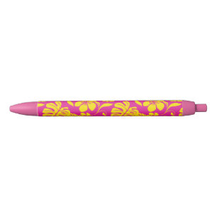 BOLÍGRAFO DE TINTA NEGRA PINK BIKINI (ROPA CALIENTE/AMARILLO)