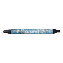 Bolígrafo De Tinta Negra Pintura de arte de Almond Blossoms Blue Vincent va