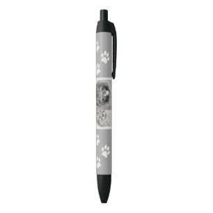 Bolígrafo De Tinta Negra Pintura de madre y hijo Keeshond - Arte de perro o