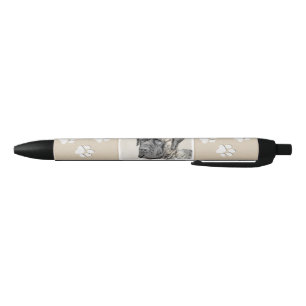 Bolígrafo De Tinta Negra Pintura inglesa de castiff (Brindle) - Arte de per