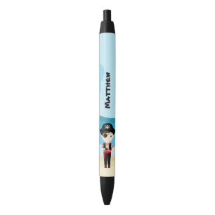 Bolígrafo De Tinta Negra Pirata Boy