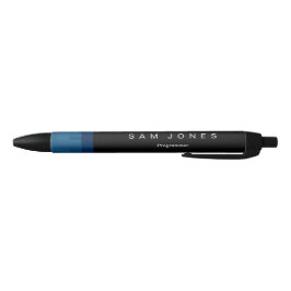 Bolígrafo De Tinta Negra Pixel Negro Azul Moderno