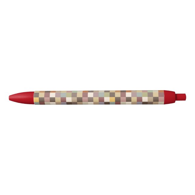 Bolígrafo De Tinta Negra Pixelado (Anverso)