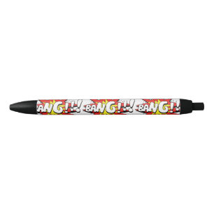 Bolígrafo De Tinta Negra ¡Pop Art Comic Bang!