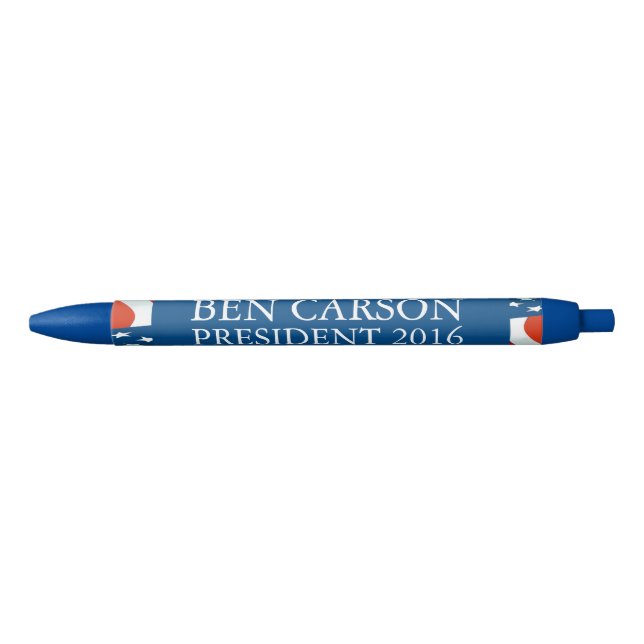 Bolígrafo De Tinta Negra Presidente 2016 de Ben Carson (Anverso)