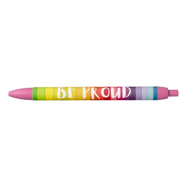 Bolígrafo De Tinta Negra Pride Pen LGBTQ+ (Anverso)