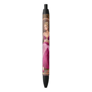 Bolígrafo De Tinta Negra Princesa de cuento de hadas
