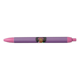 Bolígrafo De Tinta Negra Princesa Pen de la moca