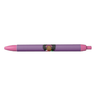 Bolígrafo De Tinta Negra Princesa Pen de la moca