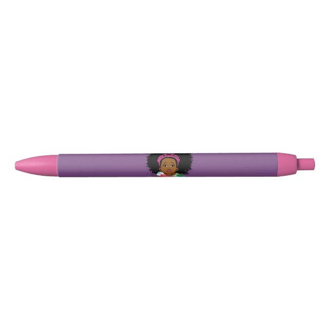 Bolígrafo De Tinta Negra Princesa Pen de la moca (Anverso)