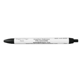 Bolígrafo De Tinta Negra Profesional Business Pens Black White