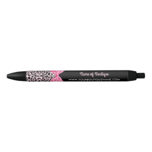 Bolígrafo De Tinta Negra Promoción rosada femenina del boutique del arco