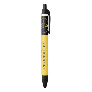 Bolígrafo De Tinta Negra Propiedades de L.W.H., LLC. Transporte