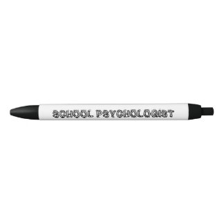 Bolígrafo De Tinta Negra Psicólogo escolar Pen