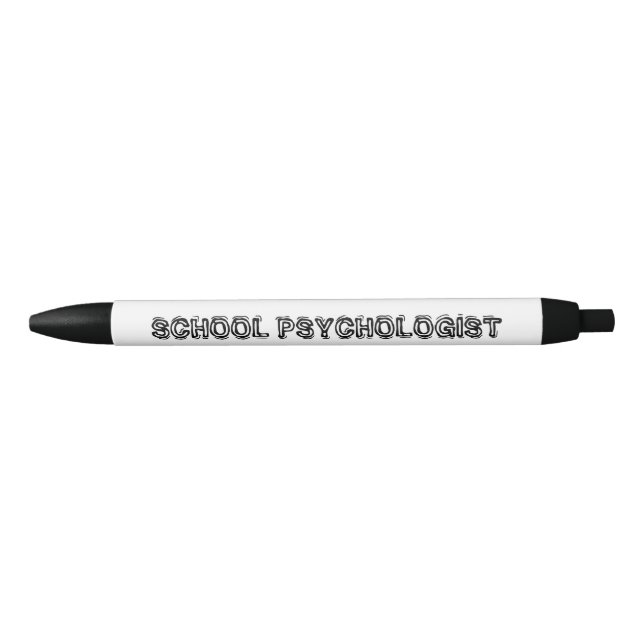 Bolígrafo De Tinta Negra Psicólogo escolar Pen (Anverso)