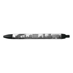 Bolígrafo De Tinta Negra Puente y horizonte, Nueva York, los E.E.U.U. de