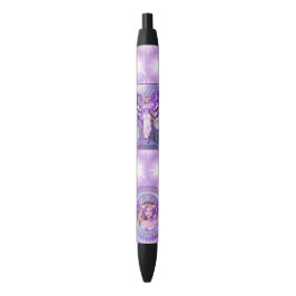 Bolígrafo De Tinta Negra Purple Subn Fairy Pen