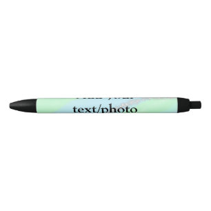 Bolígrafo De Tinta Negra Purpurina azul rosa verde brillante color pastel a